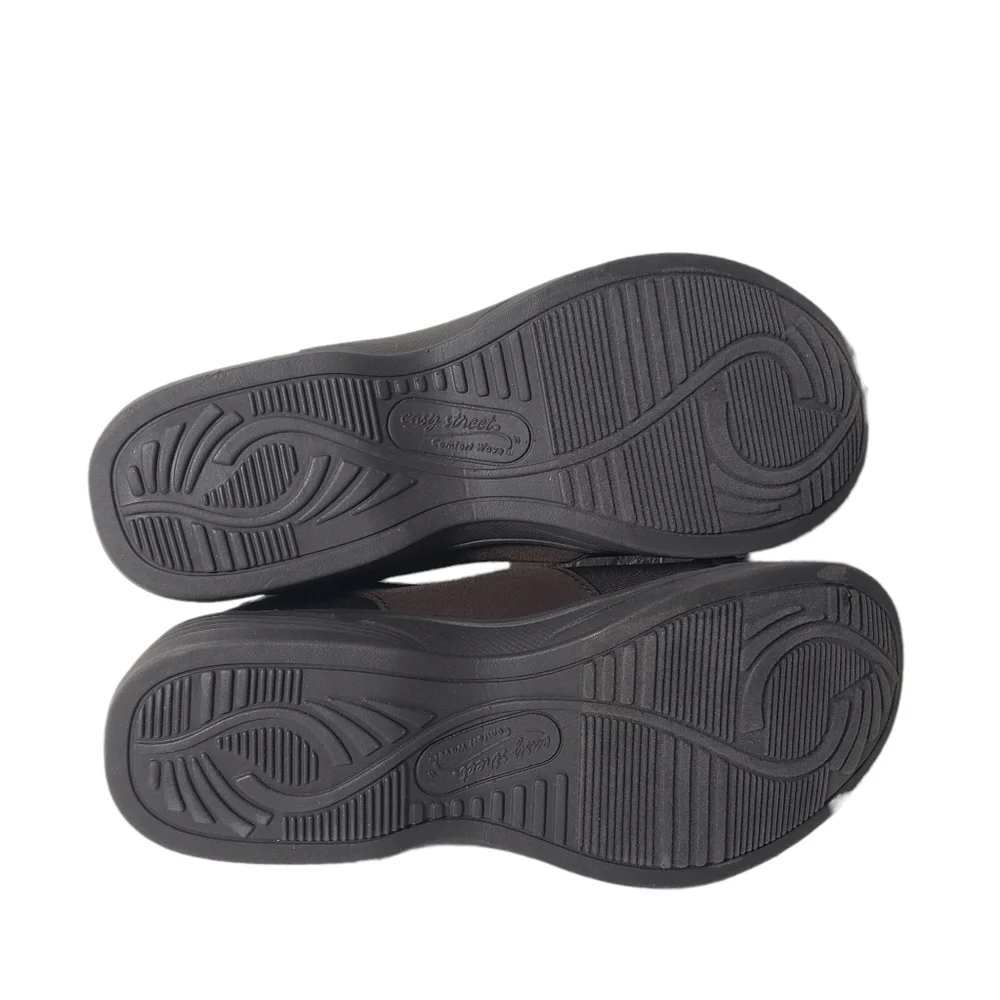So Lite by Easy Street Dreamy Brown Multi-texture Slip-On Flat Comfort Shoes